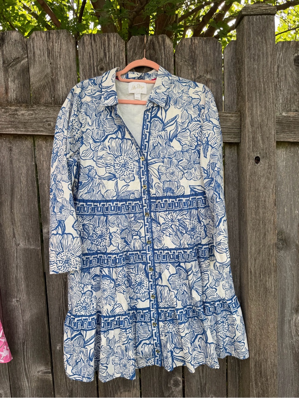 Lilly Pulitzer Angie Floral Mini-Shirtdress